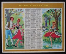 Calendrier almanach postes d'occasion  Nantes-