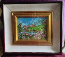 Quadro olio tavoletta usato Quadro olio tavoletta usato  Napoli