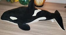 Brinquedo macio de pelúcia IKEA BLAVINGAD grande orca assassino baleia animal 26,25" comprar usado  Enviando para Brazil