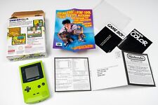 Nintendo Game Boy Color Boxed Kiwi Green Kompletny Świetny stan Gameboy, używany na sprzedaż  PL