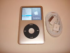 APPLE iPOD CLASSIC 6TA GENERACIÓN.  CUStOM PLATEADO/NEGRO 80GB... BATERÍA NUEVA... segunda mano  Embacar hacia Mexico