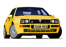 Poster lancia delta for sale  SWINDON