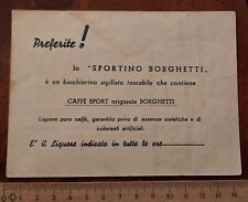 Pubblicità caffè borghetti usato  Roma