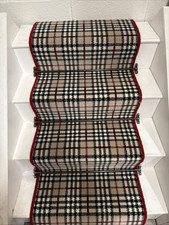 Tartan carpet stair for sale  HALIFAX