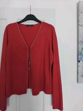 Red beaded cardigan for sale  SAWBRIDGEWORTH
