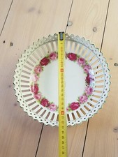 Porzelanschale rosenmotiv durc gebraucht kaufen  Kreuztal