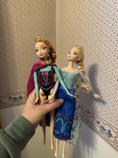 Usado, Bonecas Anna e Elsa Disney Frozen Movie ❄️ Bonecos Barbie tamanho 11” polegadas comprar usado  Enviando para Brazil