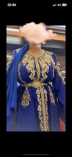 Caftan bleu ceinture. d'occasion  Le Puy-en-Velay
