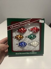 Enfeites de vidro vintage aparador de Natal pinho uma forma comprar usado  Enviando para Brazil