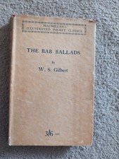 Bab ballads gilbert for sale  SUTTON