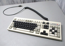 Teclado Packard Bell PC modelo 5139 (modificado) - Cabo enrolado 5 DIN, preto/branco comprar usado  Enviando para Brazil
