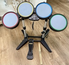 Conjunto de bateria Rock Band 822148 Harmonix PS2 PS3 com pedal e baquetas - Ótimo! comprar usado  Enviando para Brazil