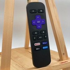 Controle remoto Roku genuíno RC-ALIR com Netflix, Disney+, Apple TV+, Paramount+ - Preto comprar usado  Enviando para Brazil