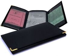 Étui Pochette Carte Grise Permis Cuir Emplacements Cartes comprar usado  Enviando para Brazil