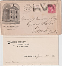 Nova York NY 1897 cl Illust advt capa AR Noble County Clerk com conteúdo (g336), usado comprar usado  Enviando para Brazil