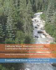 California Water Treatment Operator - Paperback, by ExamREVIEW - Very Good segunda mano  Embacar hacia Mexico