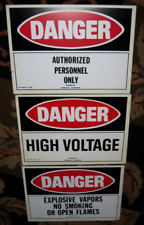 Danger high voltage for sale  Davison