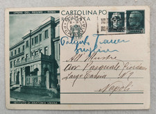 Intero postale opere usato  Morra de Sanctis