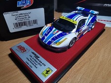 BBR 1/43 PREMIUM Ferrari 458 Italia GT2 AF Corse Le Mans base de couro vermelha #10/20, usado comprar usado  Enviando para Brazil