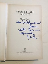 Michael caine signed for sale  SIDCUP
