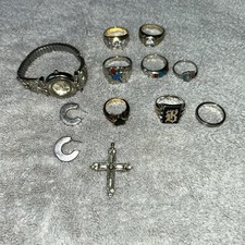 Bisutería Hombre’s y Mujer’s Anillos, Reloj, Cruz Y Pendientes  segunda mano  Embacar hacia Mexico