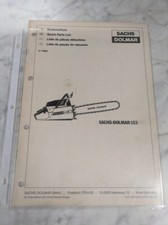 Sachs dolmar spare for sale Sachs dolmar spare for sale  Saint Cloud