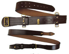 Sam Browne Belt + Sam Brown Shoulder Strap brown Leather Brass Sam USL na sprzedaż  Wysyłka do Poland