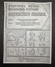 Moedor manual de instruções Harig Products esteptool alívio moedor comprar usado  Enviando para Brazil
