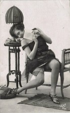 Cartolina nudo donna usato  Roma