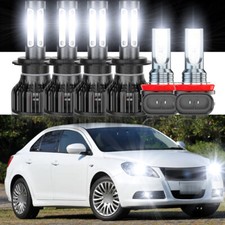 Lâmpadas de neblina para faróis de LED branco H7 H7 H11 6X 6000K para Suzuki Kizashi 10-13 comprar usado  Enviando para Brazil