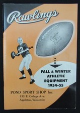 1954-55 Rawlings catálogo de equipamentos esportivos outono e inverno 193479 comprar usado  Enviando para Brazil