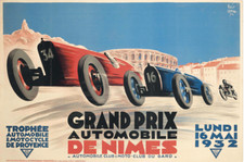 Affiche poster circuit d'occasion  Soorts-Hossegor