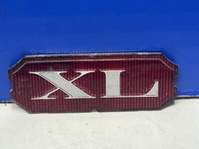 CRACHÁ VINTAGE FORD GALAXIE XL ORNAMENTO VERMELHO EMBLEMA A7 comprar usado  Enviando para Brazil