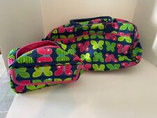 Butterfly print suitcase for sale  Utica