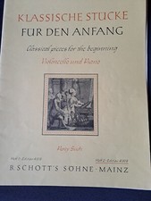 Noten violoncello klassische gebraucht kaufen  Rosenheim
