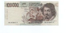 100.000 lire caravaggio usato  Massa di Somma