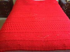 Vintage knitted red for sale  BURY ST. EDMUNDS