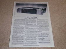 Carver 500t amplifier for sale  Olmsted Falls