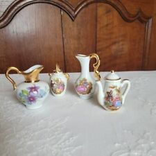 Lot miniatures porcelaine d'occasion  Saint-Yorre