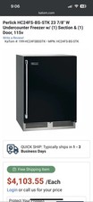 Perlick freezer for sale  Waxahachie