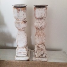 Pair rustic wood for sale  Maple Shade