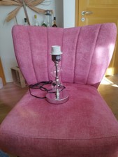 Tischlampe silber transparent gebraucht kaufen  Duisburg