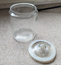 Glass biscotti jar for sale  CHELTENHAM