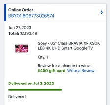 Sony bravia for sale  Stoneville