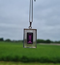Sterling silver amethyst for sale  LOUTH