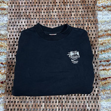 Moletom pulôver Nike x Stussy International gola redonda preto masculino médio M comprar usado  Enviando para Brazil