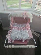 Pink silver cross for sale  ROMFORD