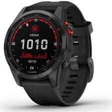 Relógio GPS multiesportivo solar Garmin Fenix 7S cinza ardósia com pulseira preta comprar usado  Enviando para Brazil