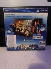 Sony super slim klasyczny biały PlayStation 3 edycja limitowana 500GB tylko pudełko!, używany na sprzedaż  Wysyłka do Poland