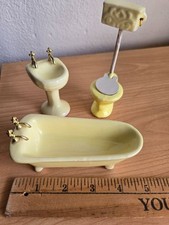 Vintage dollhouse bathroom d'occasion  Gex